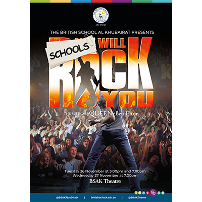 We Will Rock You Newsletter at BSAK